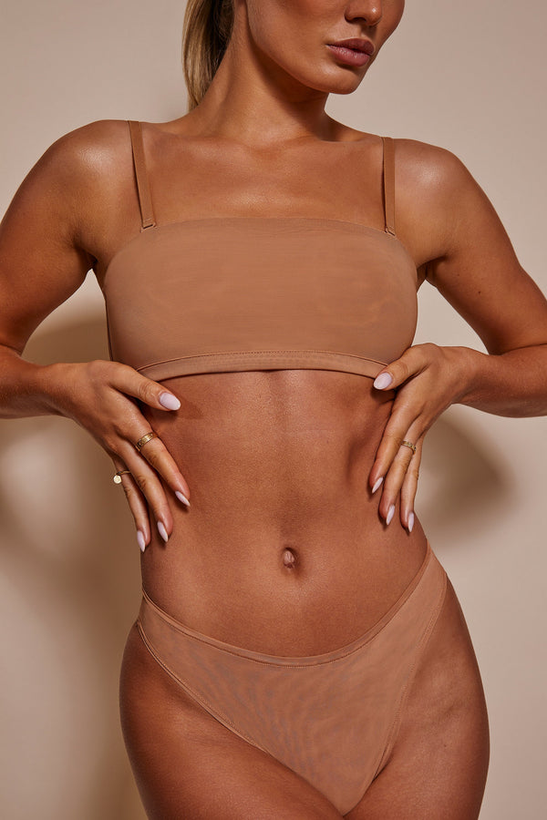 Bal Rengi Yumuşak File Külot