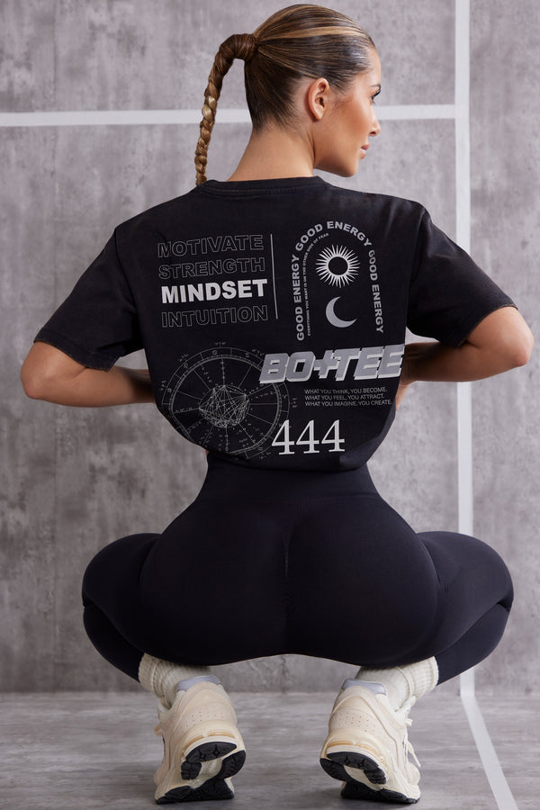 Simsiyah Oversize T-Shirt