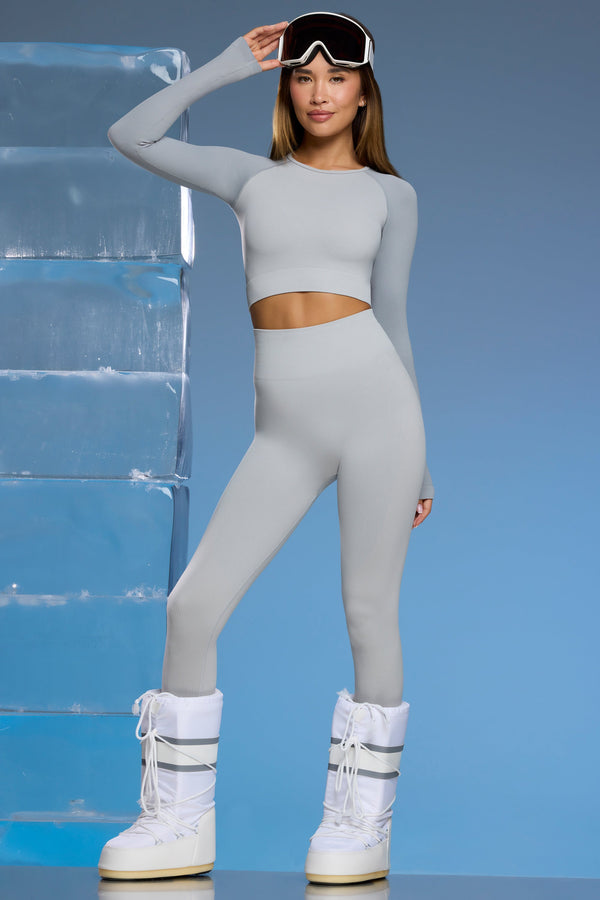 Açık Gri Petite Super Sculpt Alt Kat Tayt
