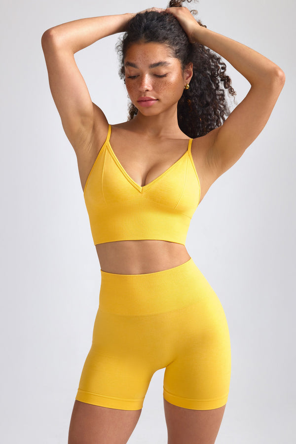Altın Sarısı Luxe Mini Şortları Tanımlayın