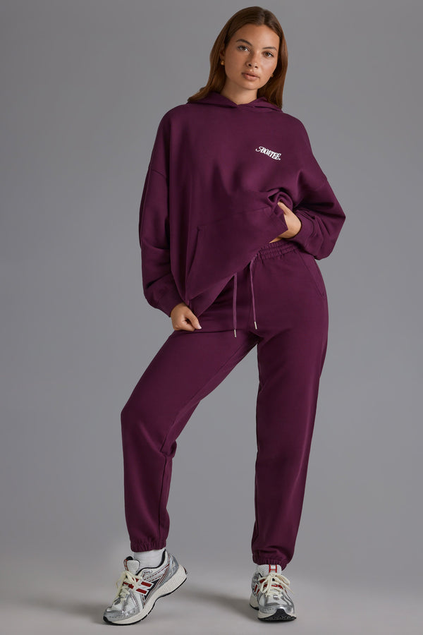 Grape Rahat Orta Bel Jogger Pantolon