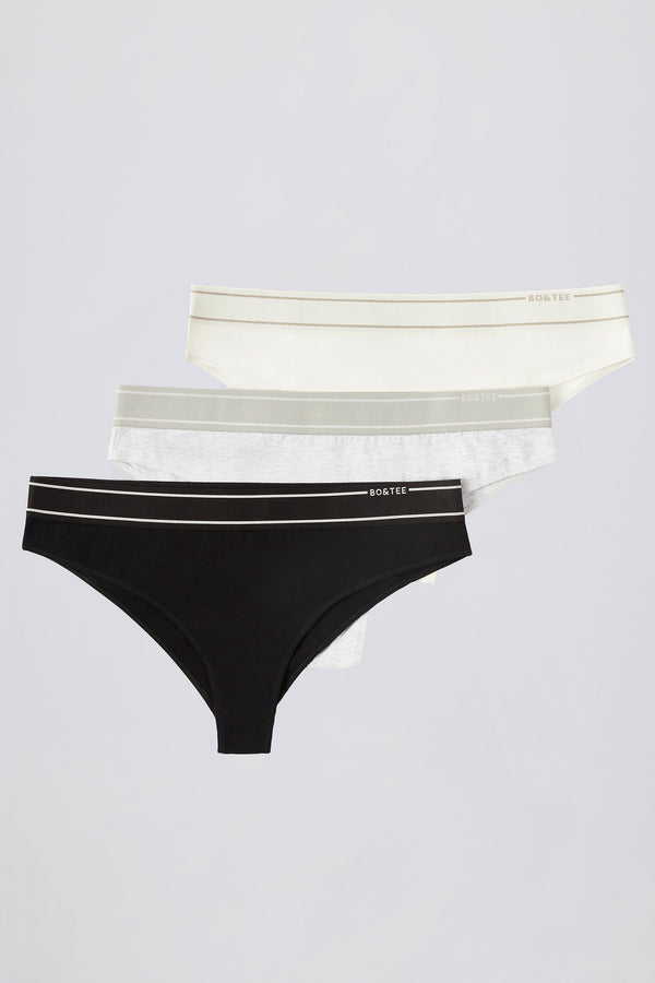 Çoklu Yüksek Bel Arsız Külot Paketi