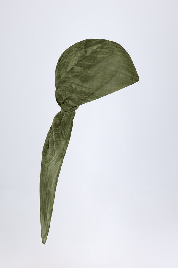 Yeşil Baskılı Başörtüsü